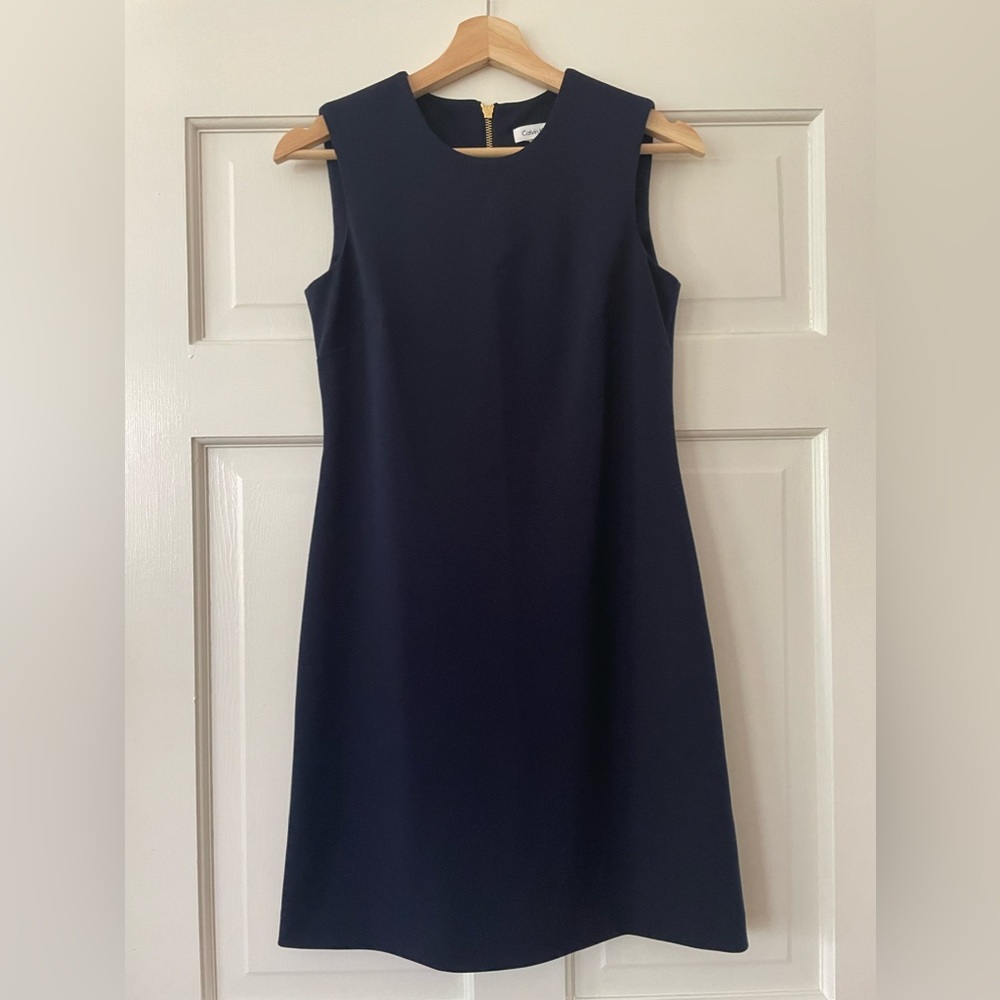 Calvin Klein Navy Shift Dress 2